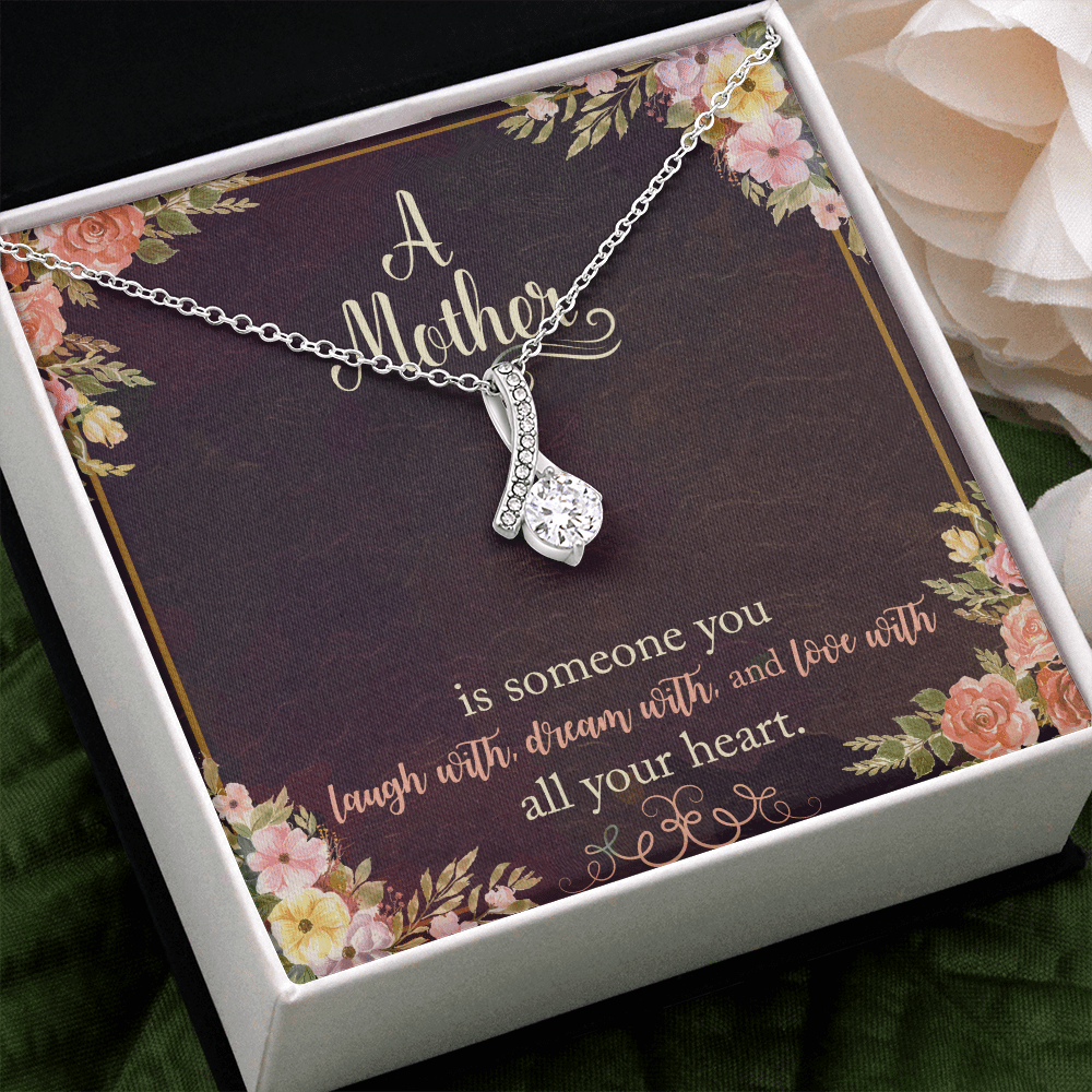 Gift For Mum/Mother/Stepmum - A Mother Is - Necklace