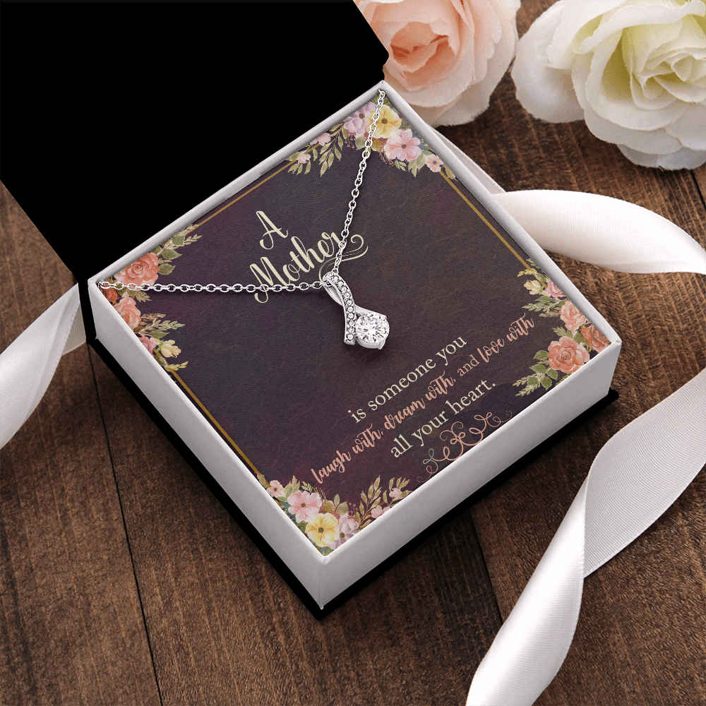 Gift For Mum/Mother/Stepmum - A Mother Is - Necklace