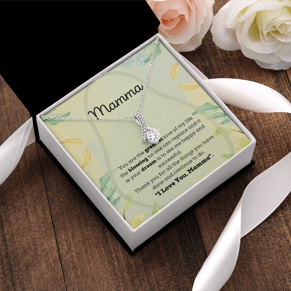 Gift For Mamma/Mother/Stepmum - You are a blessing - Alluring Necklace