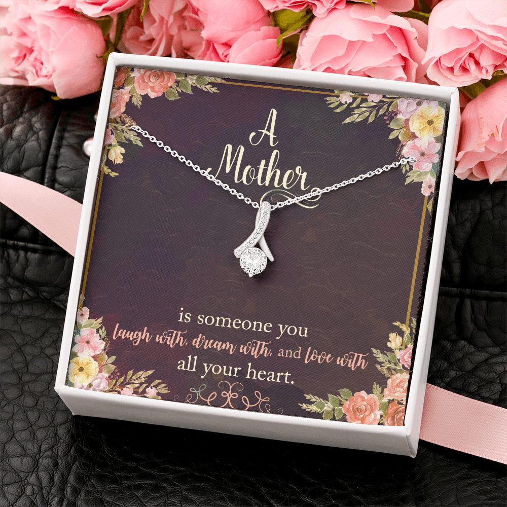 Gift For Mum/Mother/Stepmum - A Mother Is - Necklace