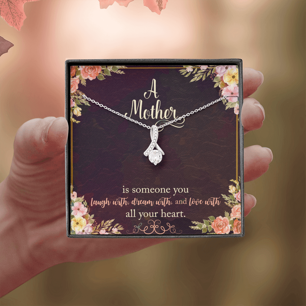 Gift For Mum/Mother/Stepmum - A Mother Is - Necklace