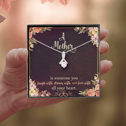 Gift For Mum/Mother/Stepmum - A Mother Is - Necklace