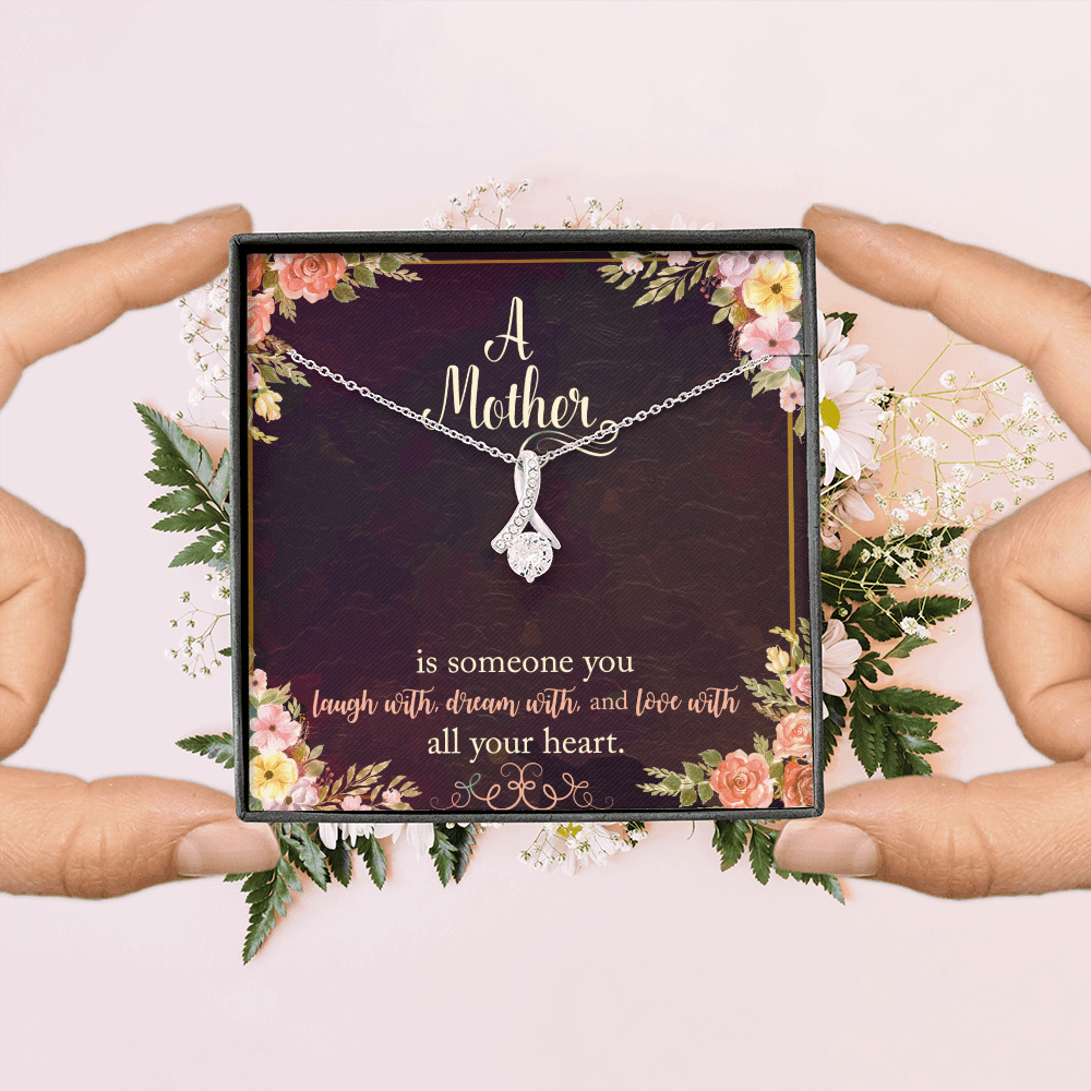 Gift For Mum/Mother/Stepmum - A Mother Is - Necklace