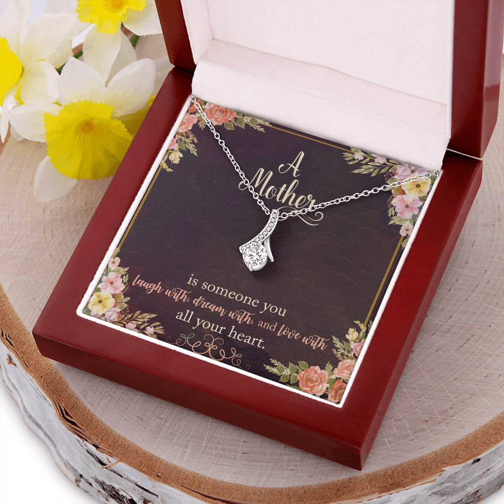 Gift For Mum/Mother/Stepmum - A Mother Is - Necklace