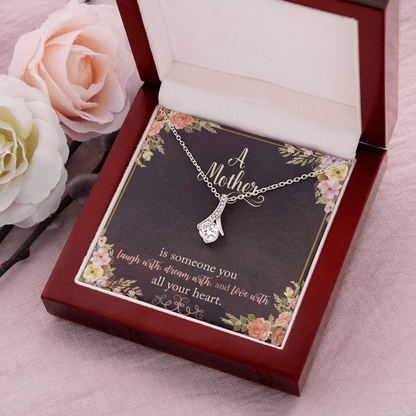 Gift For Mum/Mother/Stepmum - A Mother Is - Necklace