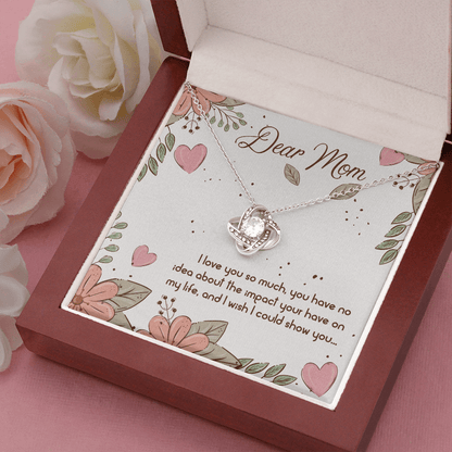Gift For Mum/Mother/Stepmum - Love You So Much - Necklace