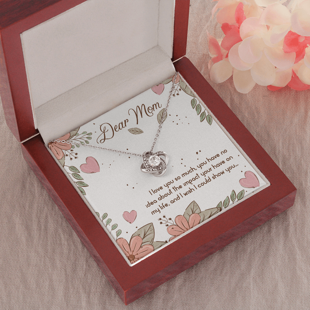 Gift For Mum/Mother/Stepmum - Love You So Much - Necklace