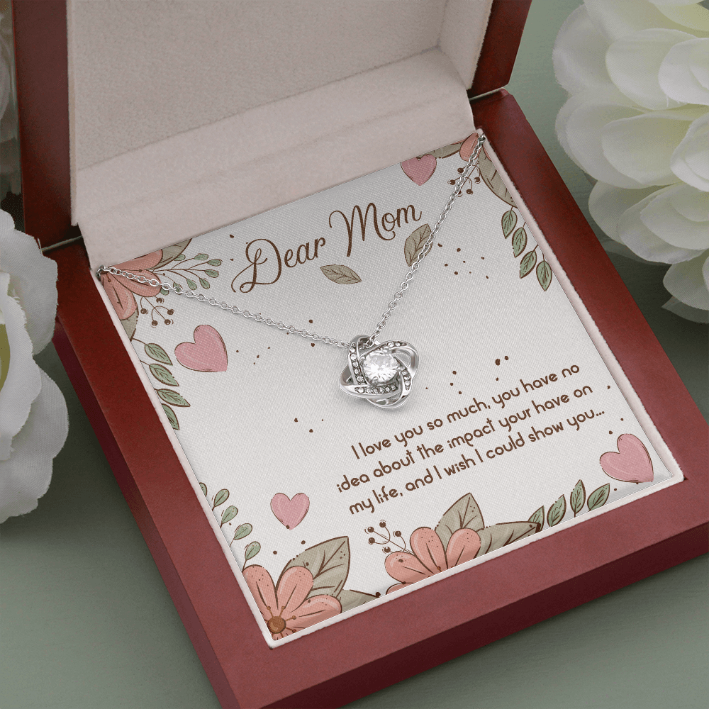 Gift For Mum/Mother/Stepmum - Love You So Much - Necklace
