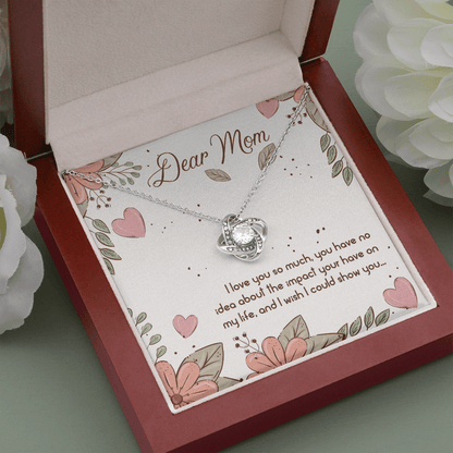 Gift For Mum/Mother/Stepmum - Love You So Much - Necklace